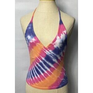 ANXIETY CAFE tie-dye Tank Top Size S